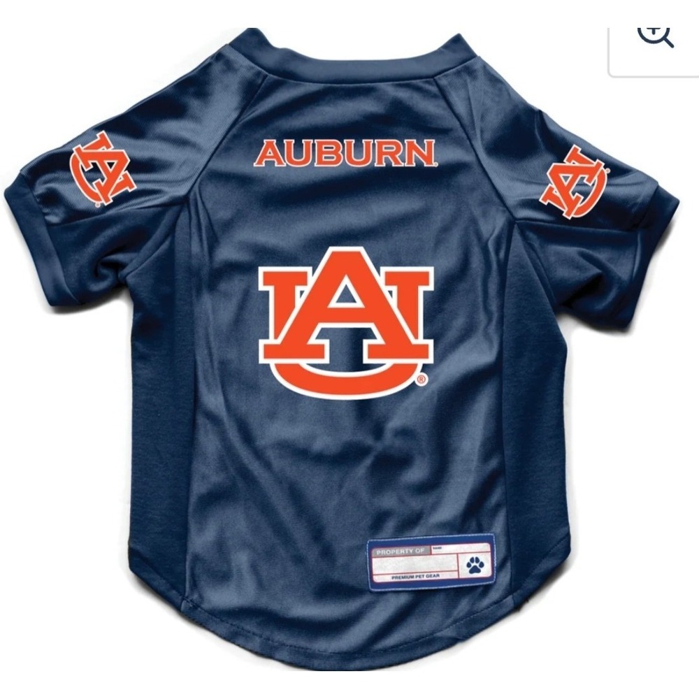 University Of Auburn Littlearth Pet Stretch Jersey Premium Pet Gear XS New Unuse